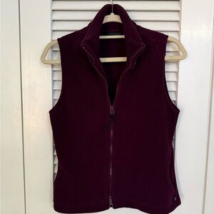 Express Deep Purple Fleece Vest